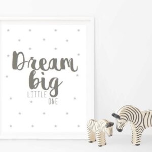 Dinosaur Wall Decal - 'Roar Means I Love You' Quote With Footprints, Nursery Decor (Orange & White)